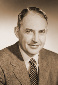 Profile headshot of William B. Saxbe