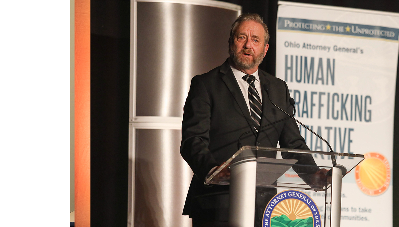 AG Yost Speaking at the 2025 Human Trafficking Summit