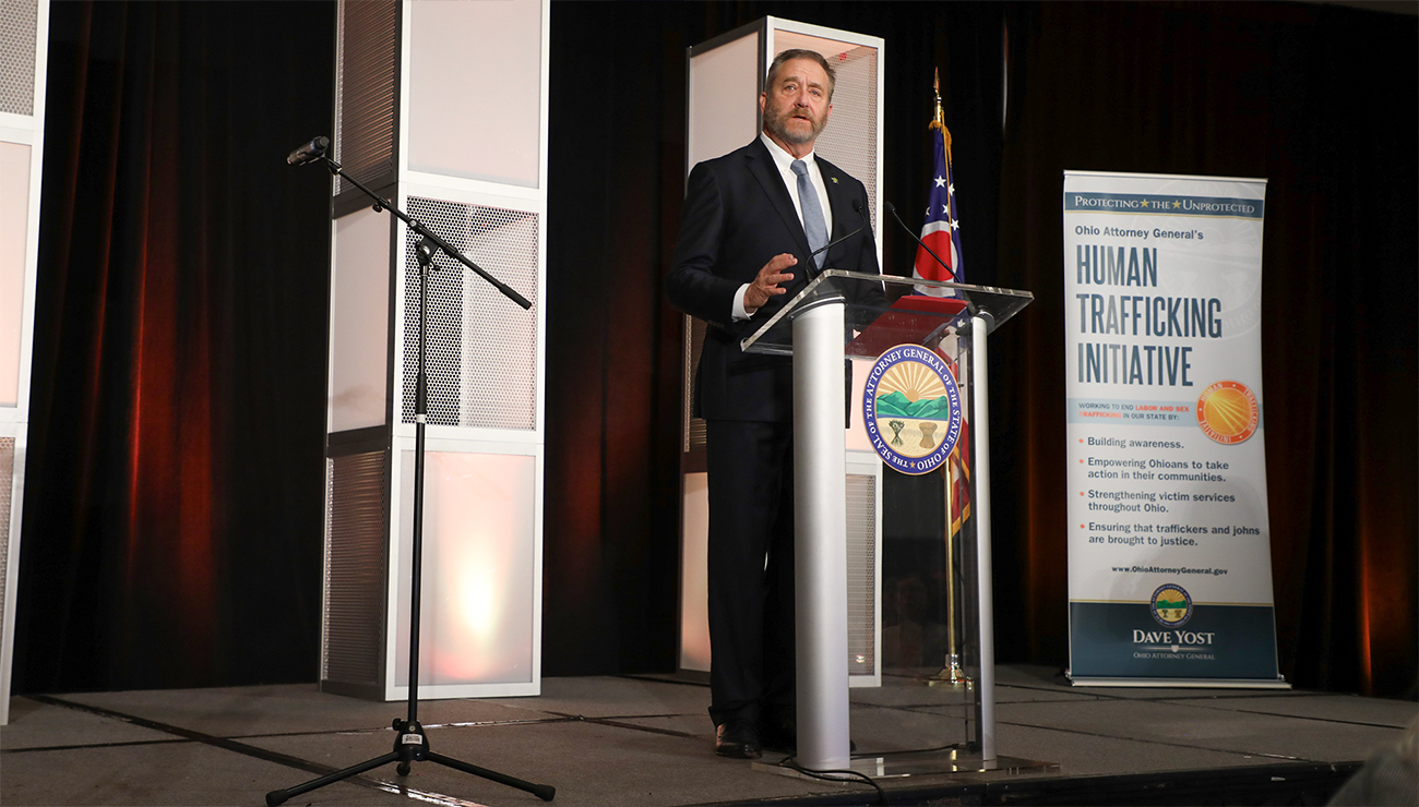 AG Yost Speaking at the 2024 Human Trafficking Summit