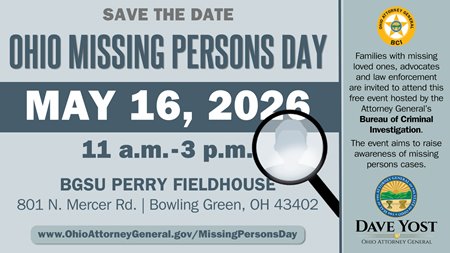 Missing Person - Save the Date 2026