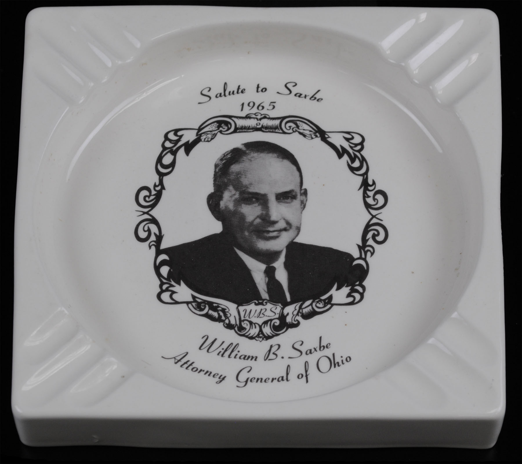 “Salute to Saxbe” Ashtray  