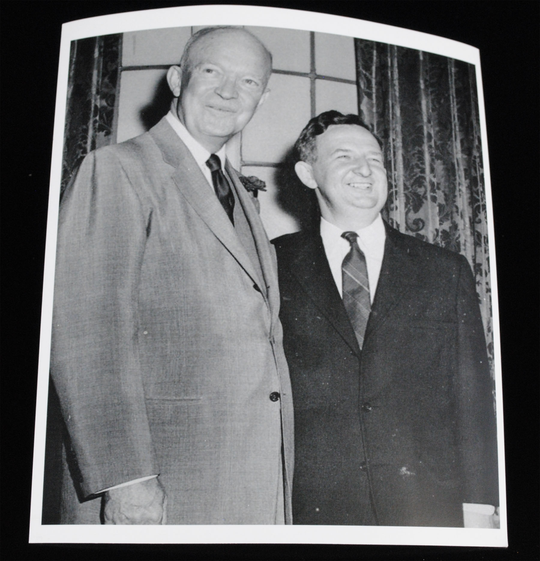 Photograph of President Eisenhower and Governor O’Neill  