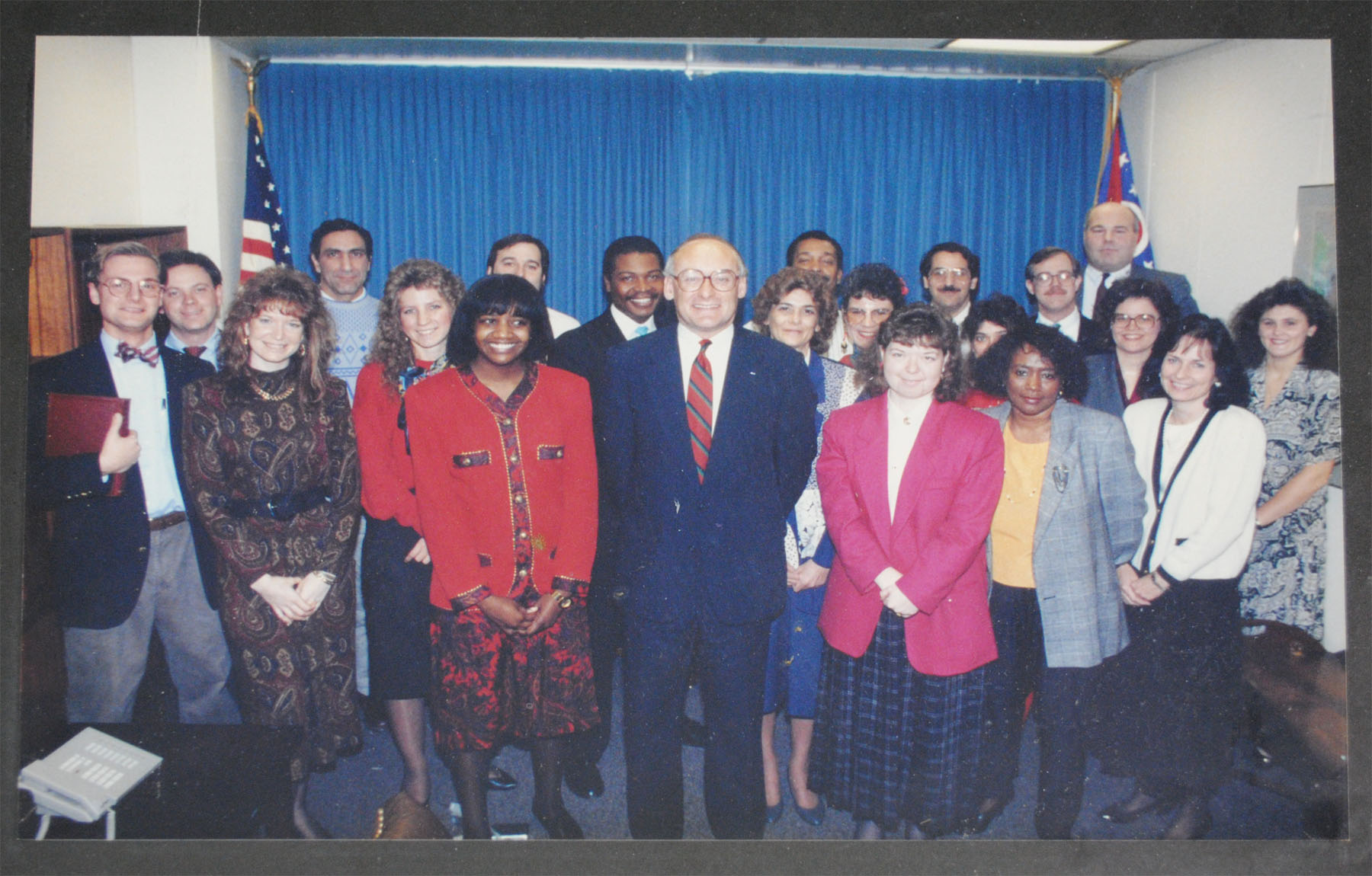 Photograph of Attorney General Lee Fisher and His Staff  