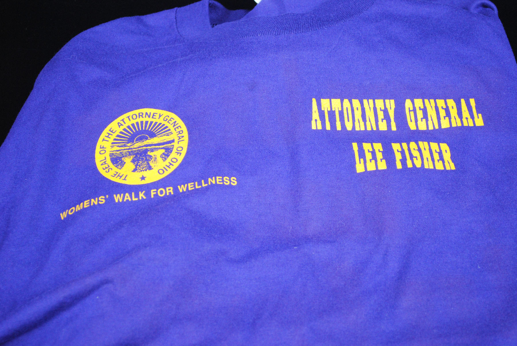 Attorney General Lee Fisher's Women's Walk for Wellness T-Shirt  