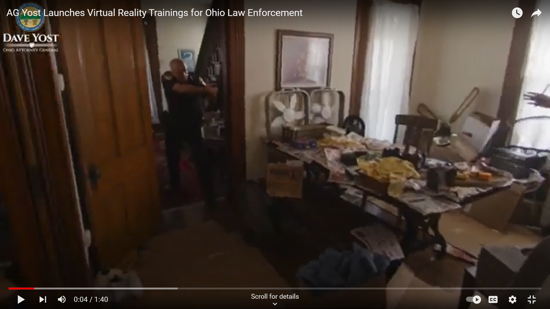 AG Yost Launches Virtual Reality Trainings for Ohio Law Enforcement