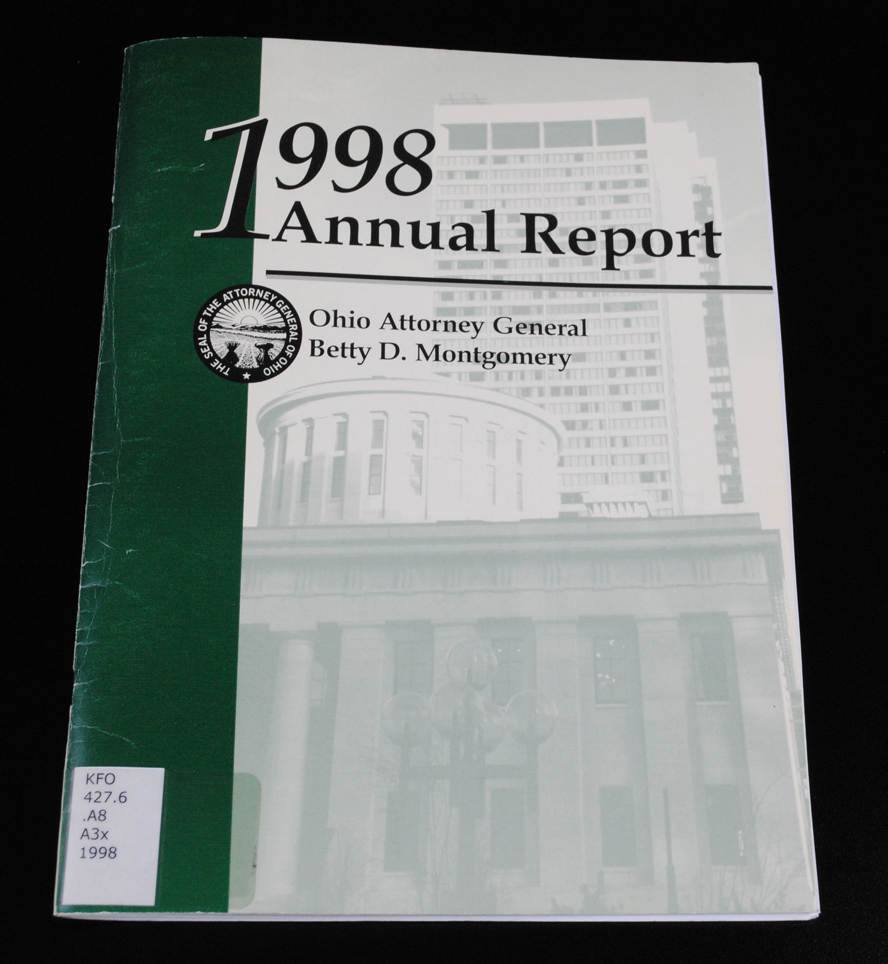 1998 Annual Report of Attorney General Betty D. Montgomery  