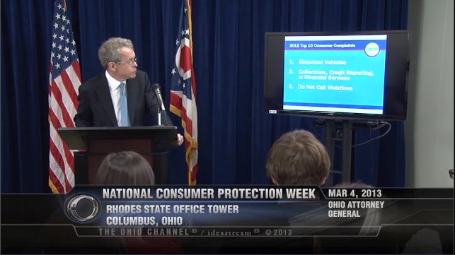 Attorney General DeWine Kicks Off National Consumer Protection Week 2013