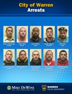 10 Suspects in Warren
