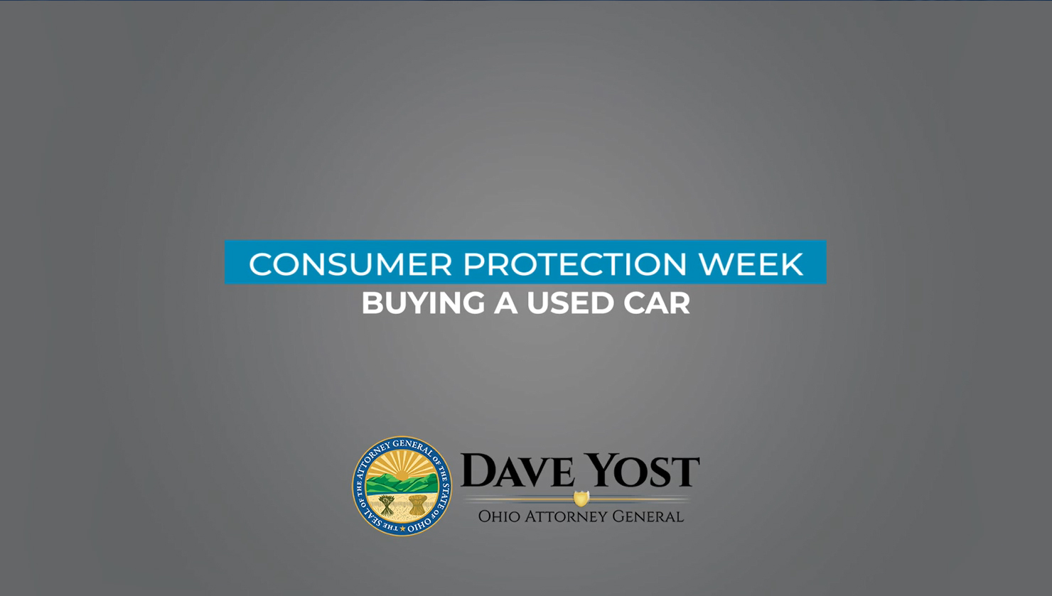 National Consumer Protection Week - Tips for Buying a Used Car