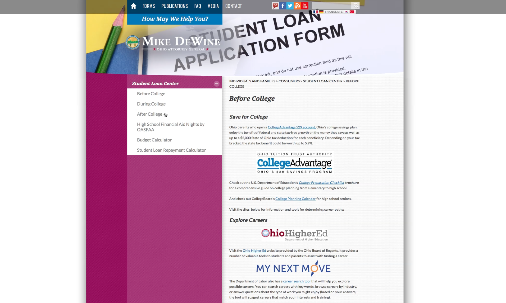 Online Student Loan Center