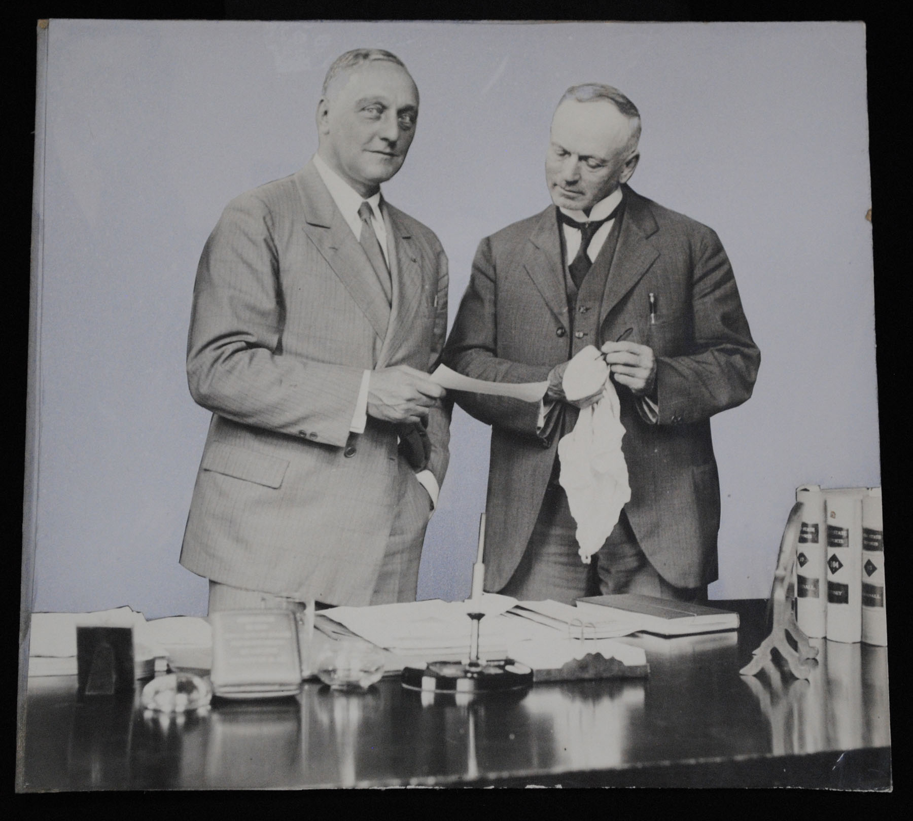 Photograph of Attorney General Gilbert Bettman and State Treasurer Harry S. Day  